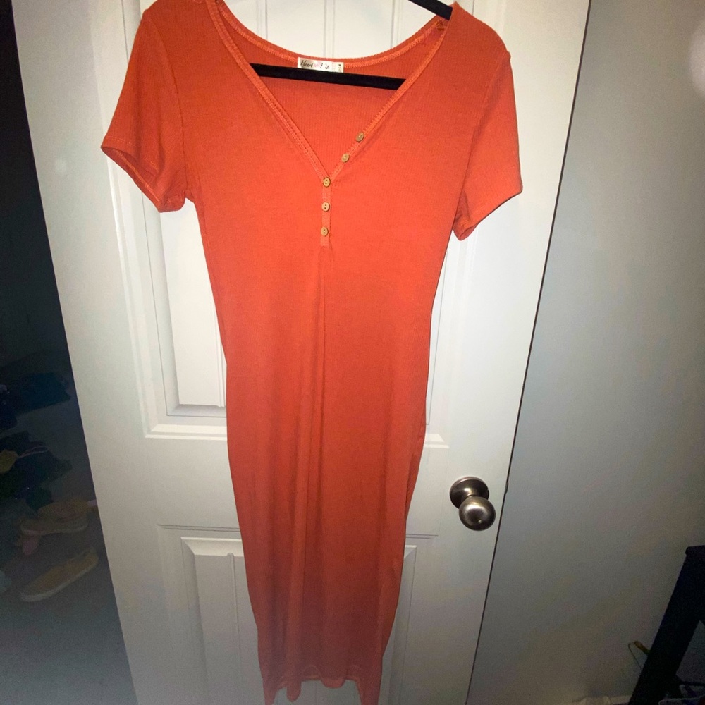 Orange dress. Size M.